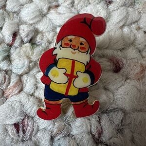 Festive Santa Pin
